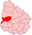 Location department Río Negro