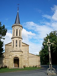 The church in Ponsan-Soubiran