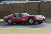 The "Giulia TZ2" from 1965, one of the most famous achievements of Autodelta.