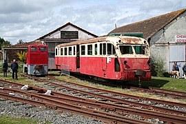 Autorail OC1 no 16, ayant circulé sur le réseau de la Somme en 1972 et 1973.