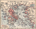 Delian League (478/454-404 BC) in 450 BC.