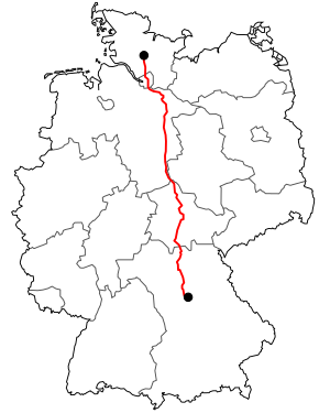 Verlauf der B 4