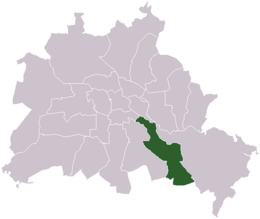 Distretto di Treptow – Localizzazione