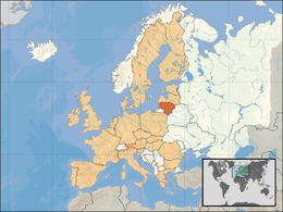 Lithuania - Localizzazione