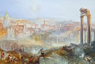 Joseph Mallord William Turner, Rome Moderne - Campo Vaccino, 1839.