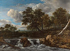 Pemandangan dengan Air Terjun (1660'an) oleh Jacob van Ruisdael