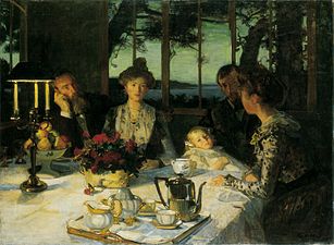 Fin de repas para Kergaït (1901)