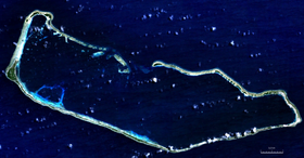 Vue satellite de Majuro.