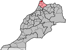 Localisation de Province de Fahs-Anjra