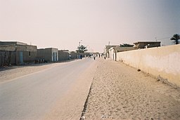 En gata i Nouadhibou