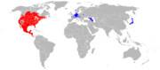 Aire de répartition du Raton laveur