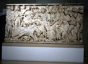 Sarcophage du triomphe de Bacchus