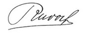 Firma de Rodolfo de Austria