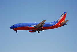 Southwest Airlines Boeing 737-300; N633SW@LAX;18.04.2007 463id (4270309111).jpg