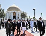 Türkmenbaşy Ruhy Mosque in Gypjak, Ashgabat, Turkmenistan