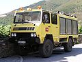 URO rural firefighting truck in North Spain