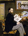 Portret van Émile Zola, Manet