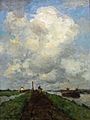 Witte wolk door Jan Hendrik Weissenbruch