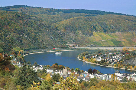 In the bend of Boppard - km 570