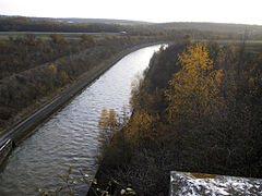 La tranchée du canal à Hermies.