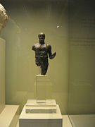 Estatuilla de Hércules en bronce. Museo de Cádiz.