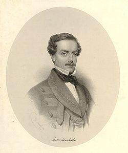 Chamberlain piirroksessa vuodelta 1850