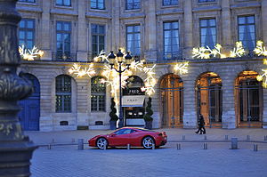 Hôtel Bristol at Place Vendôme in Paris, France