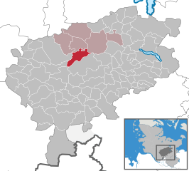 Kaart van Heidmühlen