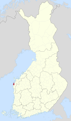 Lage von Korsnäs in Finnland
