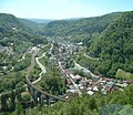 Morez, no Parque Natural Regional do Alto-Jura, França