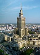 Palacio de la Cultura y la Ciencia, Varsovia, Polonia.