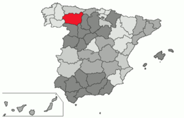 Villamañán – Mappa