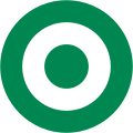 Nigeria 1964 to present Green/white/green roundel