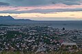 Central Bodø from the mountain of Rønvikfjellet Indre by fra Rønvikfjellet