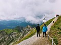 Trail on the Nebelhorn