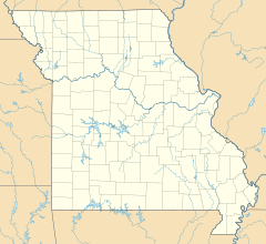 Кербивил на карти Missouri
