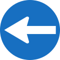 15: Prescribed direction: Left only