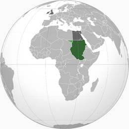 Sudan Anglo-Egiziano - Localizzazione