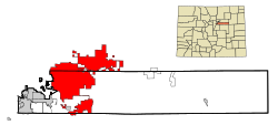 Location in Arapahoe County and the State of Colorado