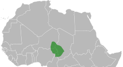 Location of Bornu