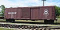 Image 1A restored Monon boxcar at the Linden Railroad Museum in Linden, Indiana (from History of Indiana)