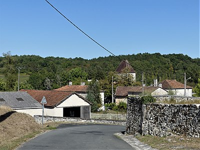 Ortskern von Champeaux von Süden