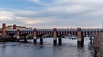 Clyde Street, Union Railway Bridge (Also Known As St Enoch Bridge) Over The River Clyde