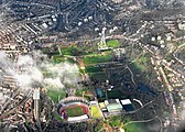 Le Crystal Palace Park vu du ciel en 2019.