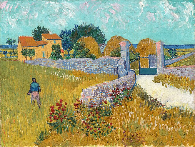 Винсент Ван Гог. Ферма в Провансе (холст, масло, 1888 год)