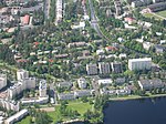 Haapaniemi stadsdel från luften