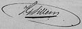 Handtekening John Sillem (1837-1896) in 1863