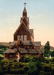 Heddalska cerkev, nekje med 1890 in 1900