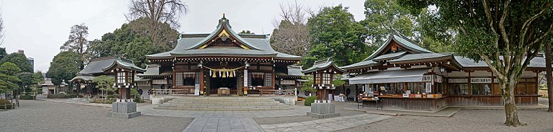 Der Izumi-Schrein (出水神社) im Suizen-ji Park.