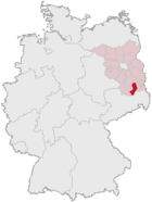 Lokasi Oberspreewald-Lausitz di Jerman